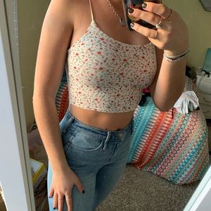 Flower Crop Top